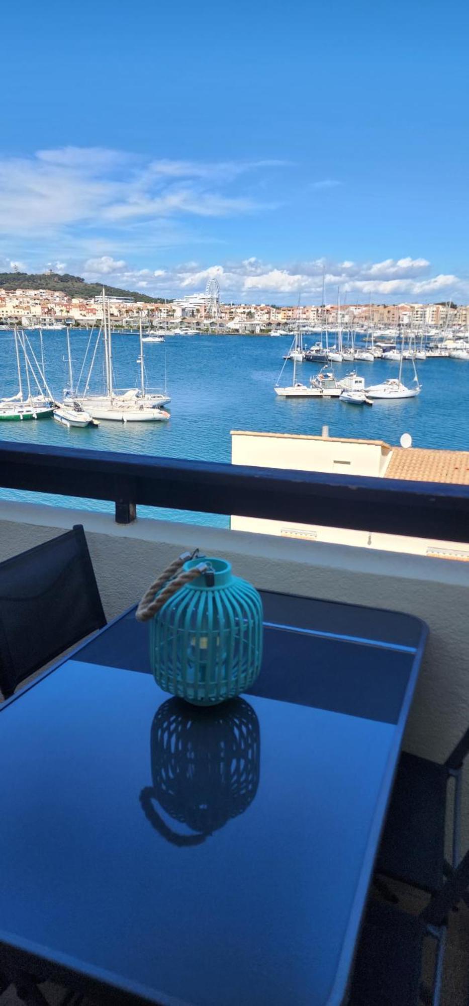 Studio Meuble Cap D Agde Avec Tres Belle Vue Sur Le Port Zewnętrze zdjęcie